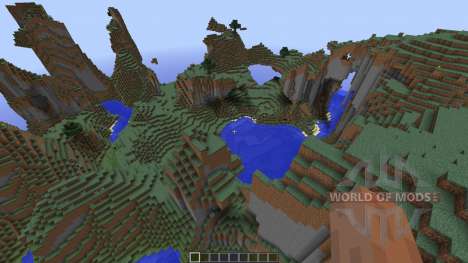 Mountain map para Minecraft