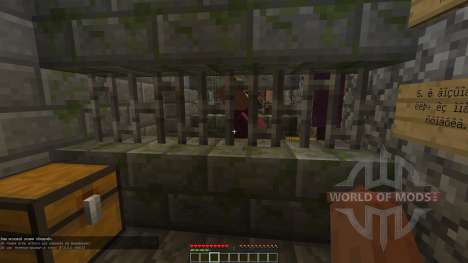 As catacumbas no porão da prisão para Minecraft