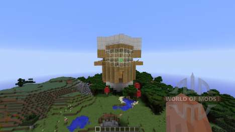 ChargePositive Flying WarShip para Minecraft