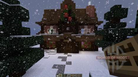 christmas adventure inspired villa para Minecraft