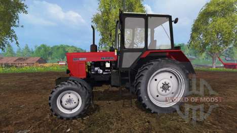 MTZ-82.1 Bielorrússia v2.0 vermelho para Farming Simulator 2015