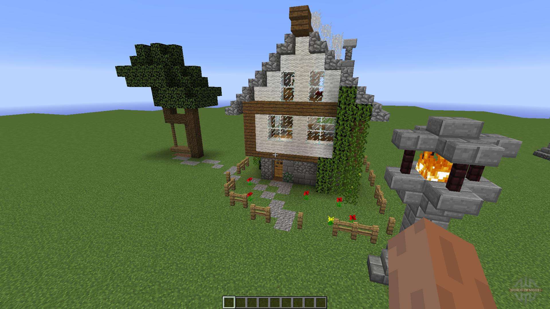 Minecraft  Como Fazer Uma Casa de Fantasia Medieval 