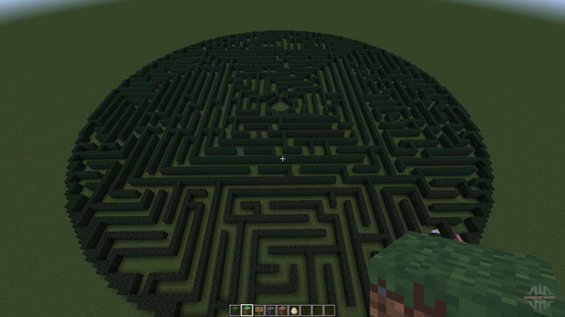 Minecraft hedge maze