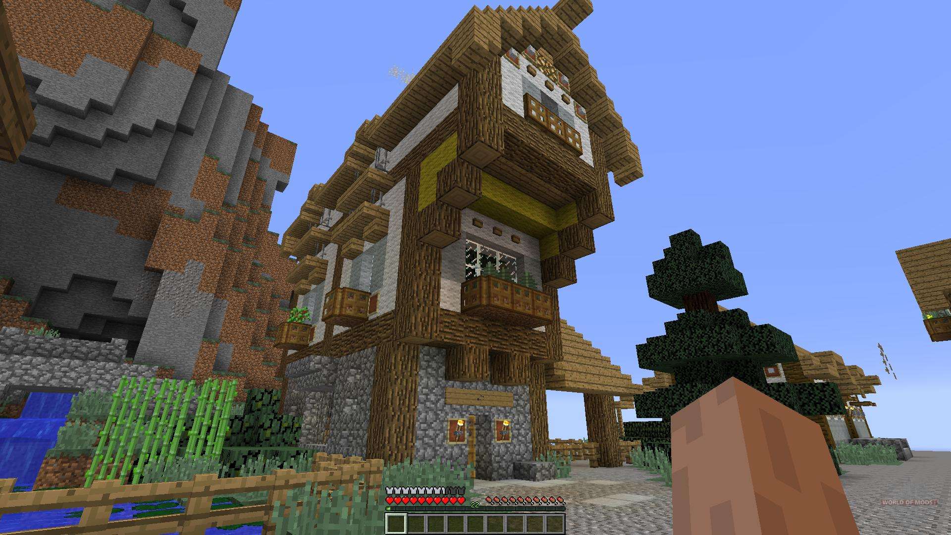 casas medievais grandes minecraft