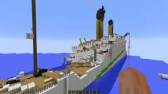 H.M.H.S.Britannic sinking para Minecraft