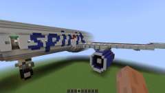 Airbus A320SL Spirit Airlines [1.8][1.8.8] para Minecraft
