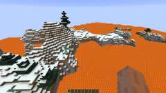 Lava island surival para Minecraft