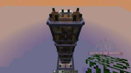 Sunset Living A modern Skyscraper para Minecraft