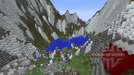 Mountainside Realistic Terrain para Minecraft