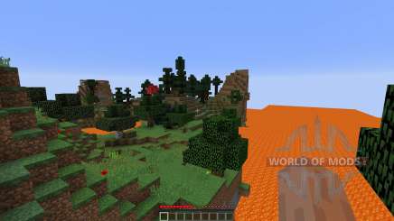 lava lake survival para Minecraft