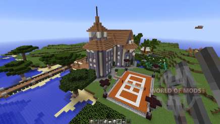 Contemporary colonial mansion para Minecraft