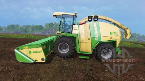 Krone Big X 1100 [inluding cutters] v1.1 para Farming Simulator 2015