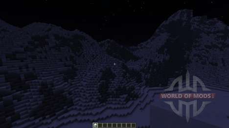 Realistic Snowy Mountains Costum Terrain para Minecraft