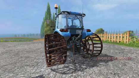 A New Holland T4.75 v2.0 com rodas de aço para Farming Simulator 2015