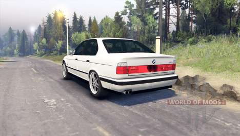 BMW M5 (E34) 1995 v1.1 para Spin Tires