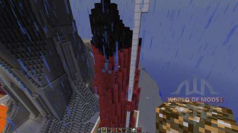 A dragon attack an old tower para Minecraft