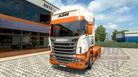 KTM pele para o Scania truck para Euro Truck Simulator 2