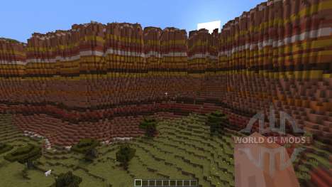 Mesa Savannah Canyons para Minecraft