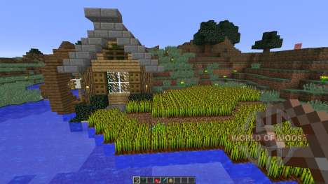 Bee Builds House on the Lake para Minecraft