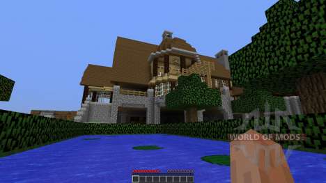 Minecraft map The Mansion para Minecraft