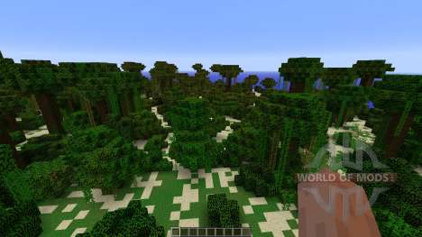 Tropical island para Minecraft