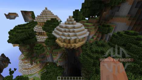 Mountain Sky Village Map para Minecraft