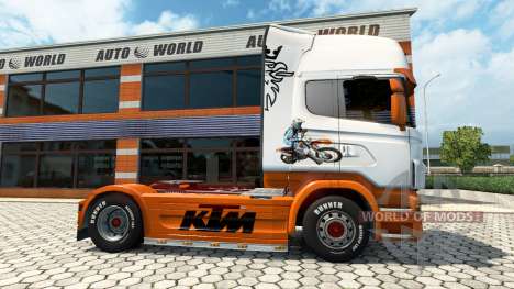 KTM pele para o Scania truck para Euro Truck Simulator 2