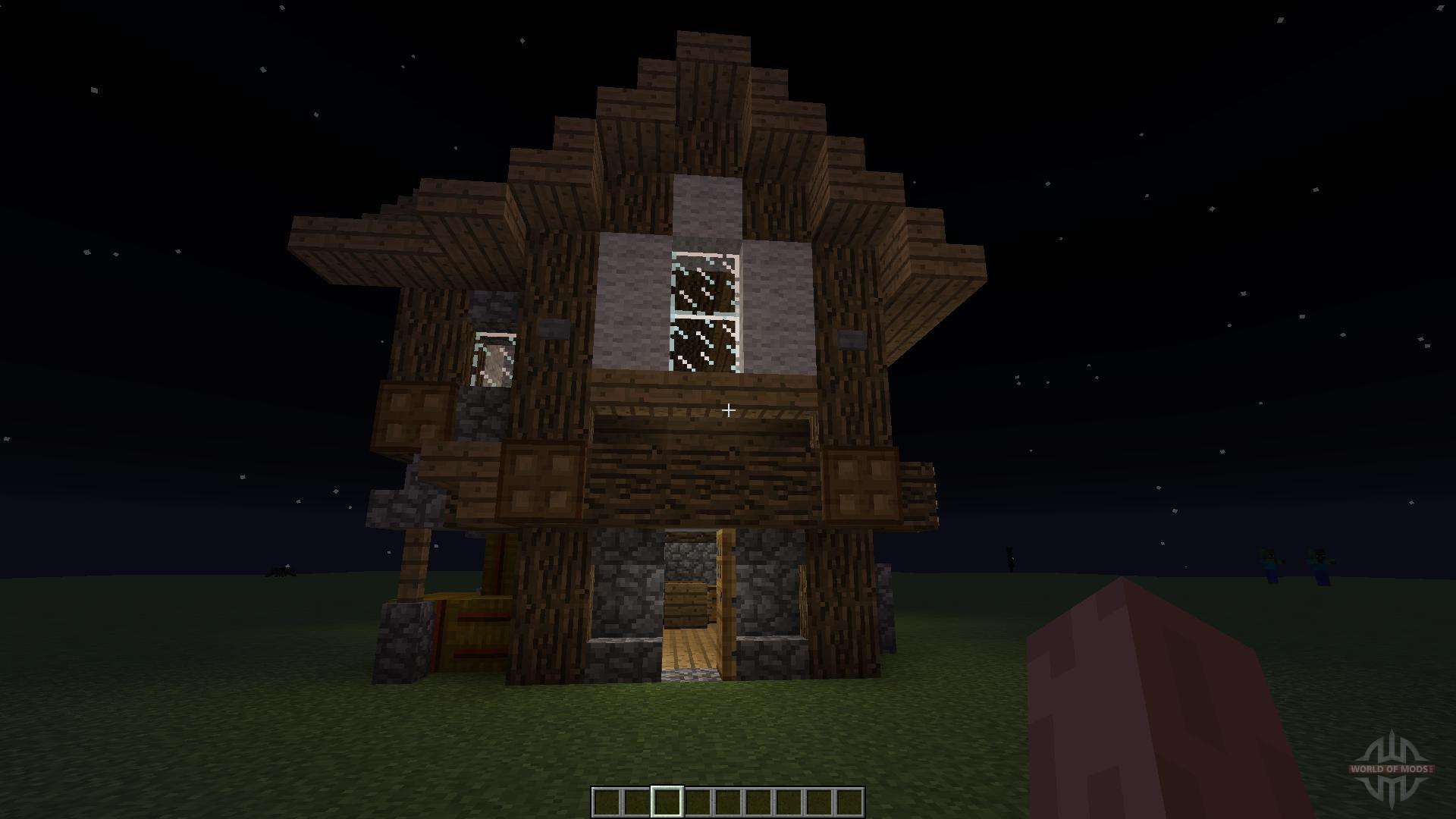 simple small medieval house minecraft