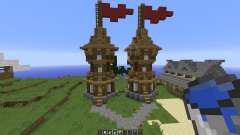 Medieval Village Concept para Minecraft