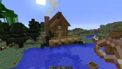 Bee Builds House on the Lake para Minecraft