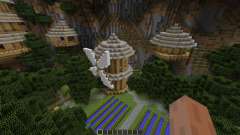 Mountain Sky Village Map para Minecraft