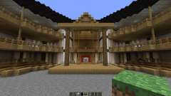 Shakespeares Globe Theatre in London para Minecraft