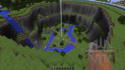 Big Closed Arena in a Dome with souterrains para Minecraft