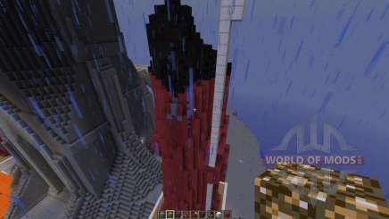 A dragon attack an old tower para Minecraft