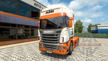 KTM pele para o Scania truck para Euro Truck Simulator 2