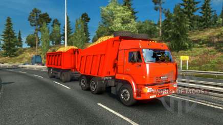 Tandem KAMAZ para Euro Truck Simulator 2