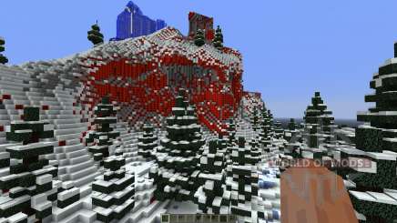 Frozen Elsas Ice Castle para Minecraft