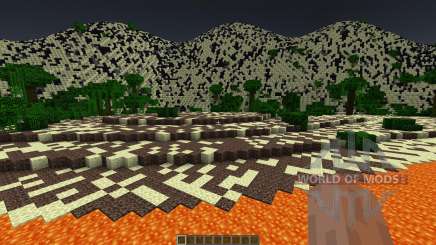 Fire Desert - Custom Terrain para Minecraft