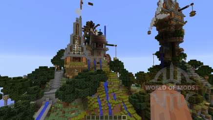 Steampunk ISland para Minecraft