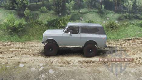 International Scout II 1977 [agent silver] para Spin Tires