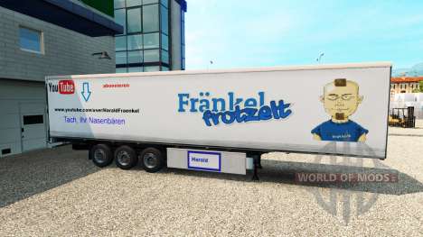 A pele é Harald Frankel no trailer para Euro Truck Simulator 2