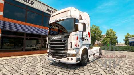 Assassins Creed pele para o Scania truck para Euro Truck Simulator 2