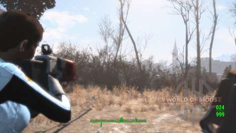 Branco macacão de Abóbada 111 para Fallout 4
