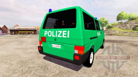 Volkswagen Transporter T4 Police para Farming Simulator 2013