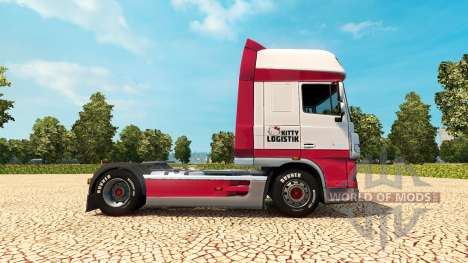 Kitty Logistik pele para caminhões DAF para Euro Truck Simulator 2