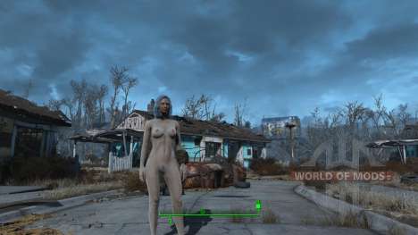 Nu feminino caracteres para Fallout 4