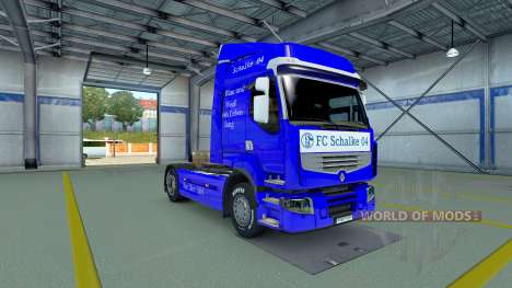 O Schalke 04 pele para Renault para Euro Truck Simulator 2