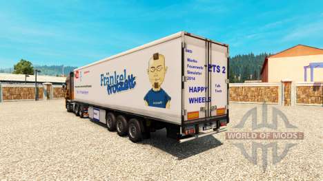 A pele é Harald Frankel no trailer para Euro Truck Simulator 2