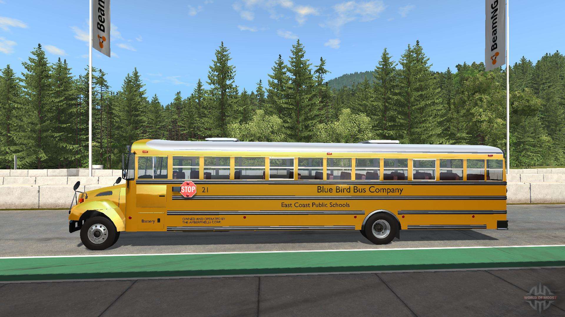 proton bus simulator) Review mod School Bus (Ônibus escolar