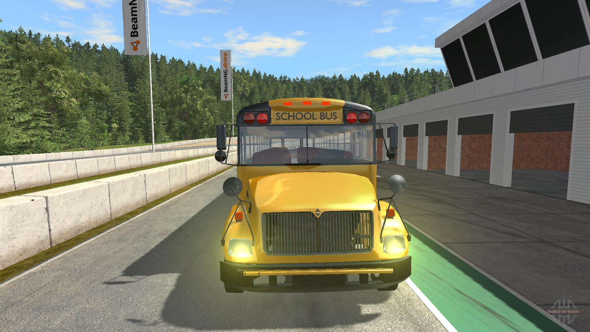 beamng drive beamng drive school bus bluebird